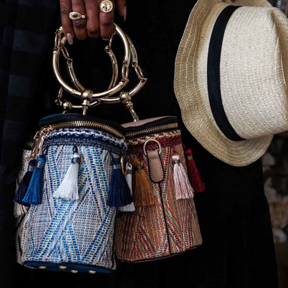 Calypso Tassel Bucket Bag
